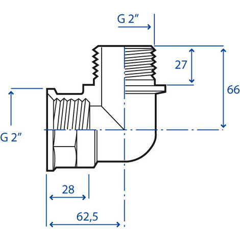RACCORDO CURVO 90M/F G 2
